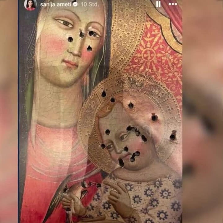 Schüsse auf Maria und Jesus Kind - Sanija Ameti